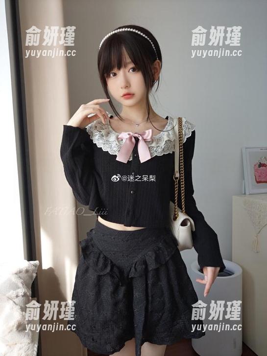 迷之呆梨 高清迷之呆梨黑色写真,美图展示独特魅力与神秘